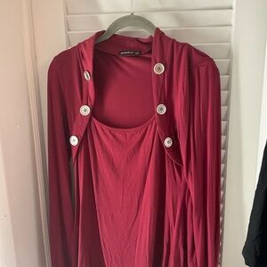 Bolero Style Button Embellished Long Sleeve Blouse